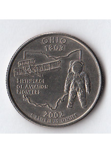 2002 - Quarto di dollaro Stati Uniti Ohio (P) Filadelfia